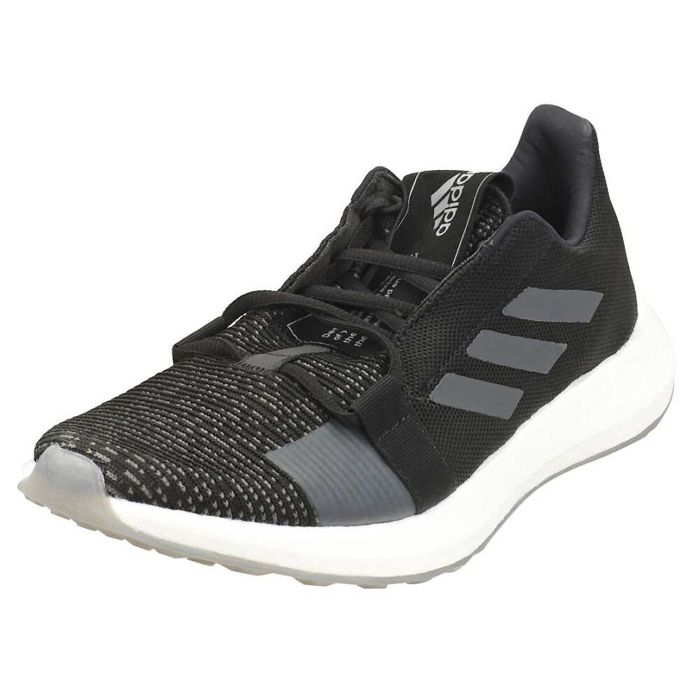 (7.5) adidas Senseboost Go Mens Casual Trainers in Black White