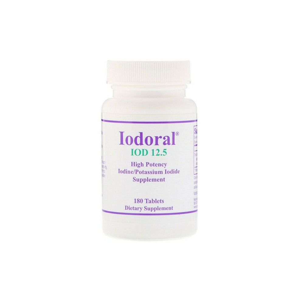 Iodoral, High Potency Iodine, 12.5mg x 180Tabs