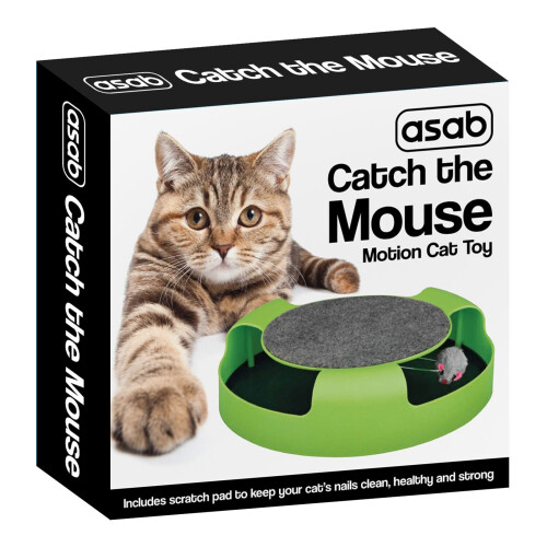 ASAB Catch The Mouse Moving Cat Toy | Cat Mouse Toy 2