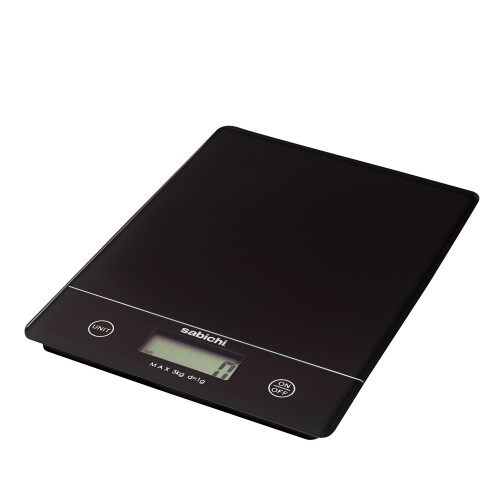 Sabichi 5kg Digital Kitchen Scales Black [195289] 2