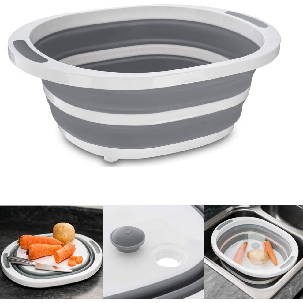 4 in 1 Collapsible Vegetable Fruit Strainers Wash Basin Bucket Basket