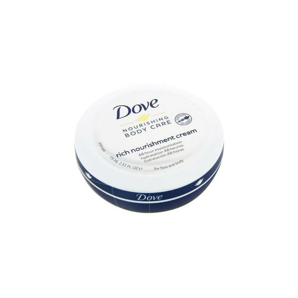 Dove 75Ml Rich Nourishment Beauty Cream Face & Body Nourishing Cream