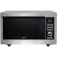 Igenix IG3095 1000W 30L Digital Microwave Oven with Grill Stainless Steel
