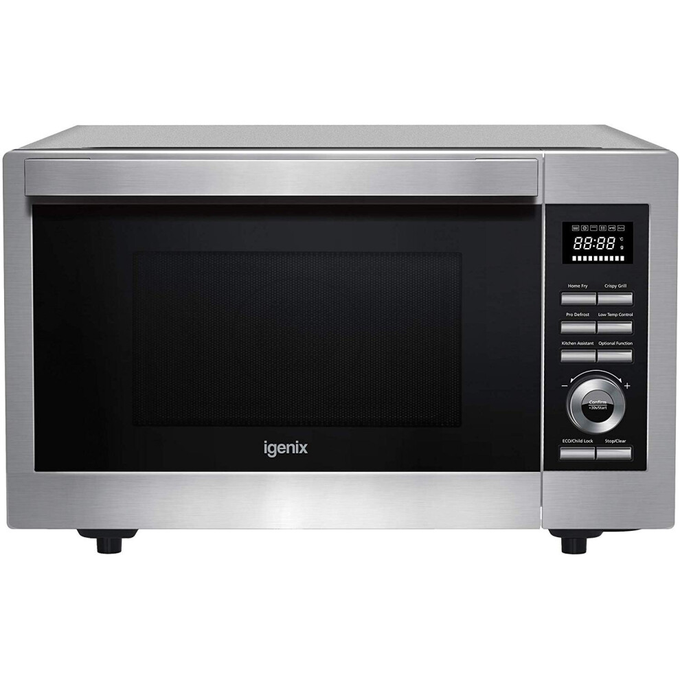 Igenix Unisex Silver Digital Combination Microwave With Grill & Convection In Large - Image 4
