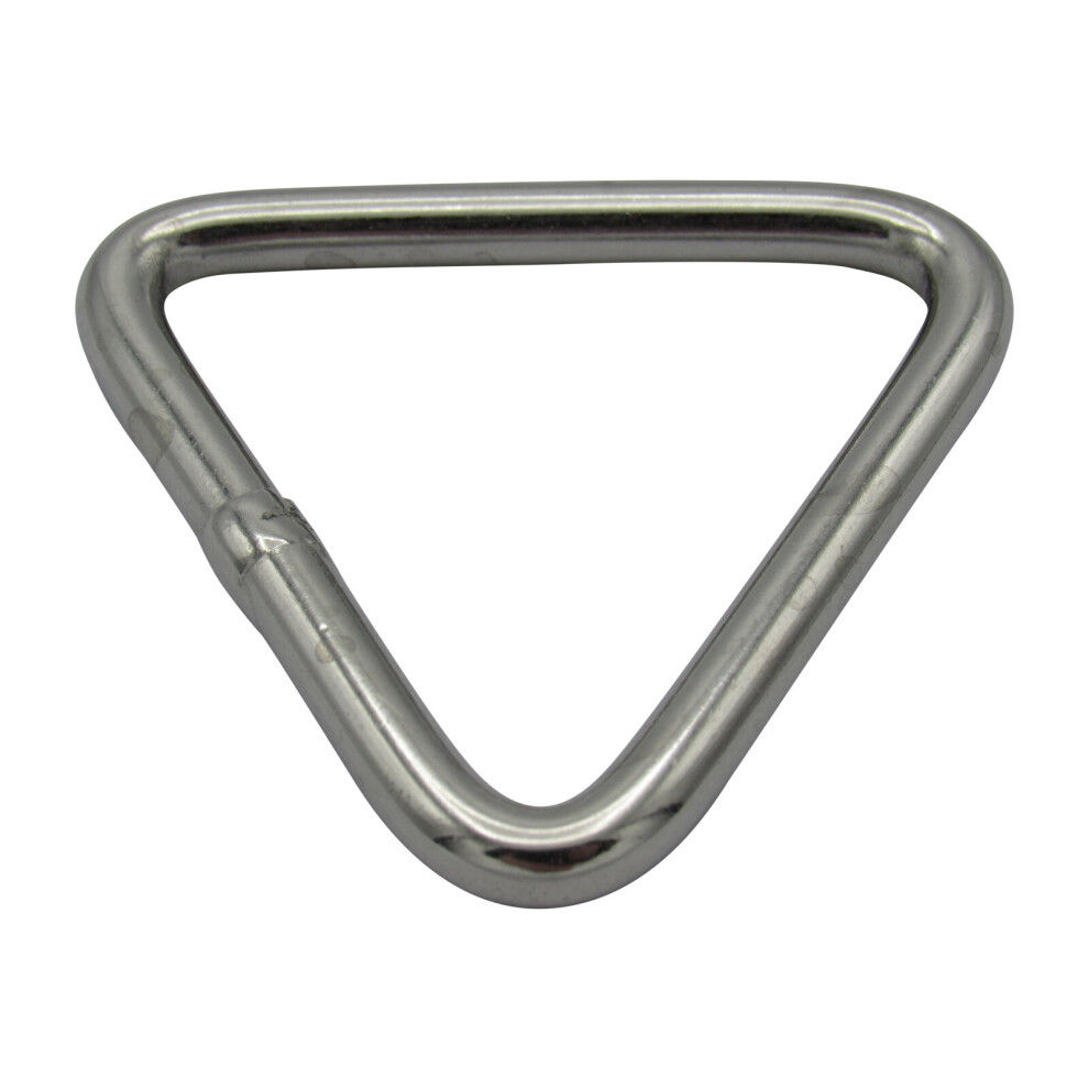 Triangular D Ring Delta Link Stainless Steel 5Mm X 45Mm (Webbing) 707152587457