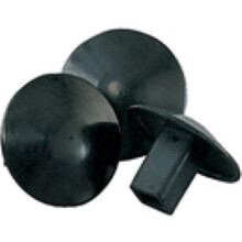 Champion Sports 0309 Molded Rubber Ground Anchor Plug, Black Molded