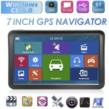 7 ιντσών Sat Nav bluetooth Ευρώπη Χάρτες και ενημερώσεις χαρτών εφ' όρου ζωής
