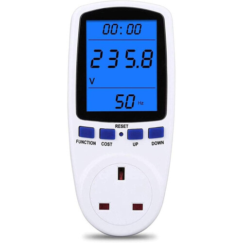 Power Meter Plug | Energy Monitor with LCD Display