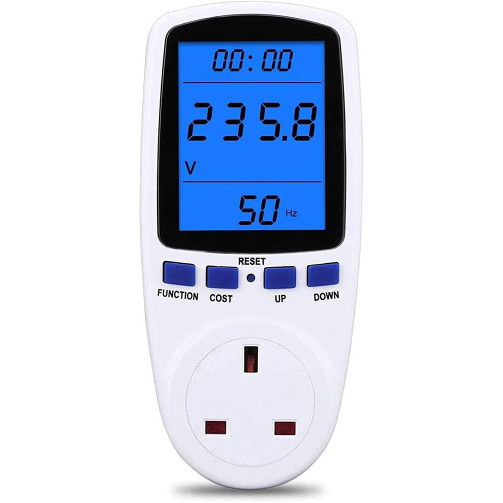 Power Meter Plug | Energy Monitor with LCD Display