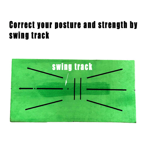 Golf Training Mat Golf Swing Detection Hitting Mat for Mini Golf Practice Training Aid Mat 2