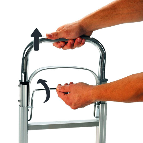 Einhell Einhell 90 Folding Truck Extendable Handle Aluminium Frame 90 Kg Capacity 1