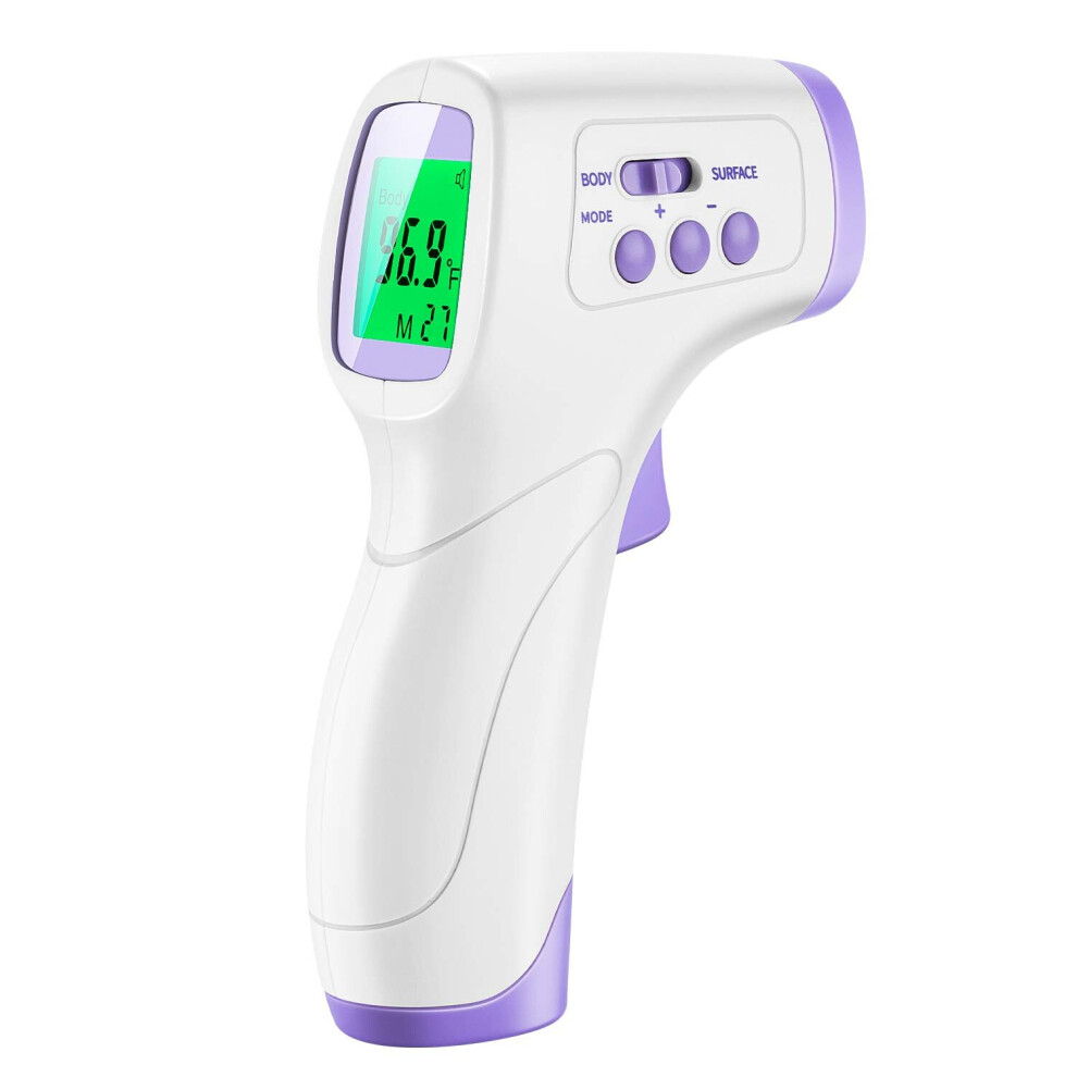 (Purple) Forehead Digital Infrared Non-Contact Thermometer