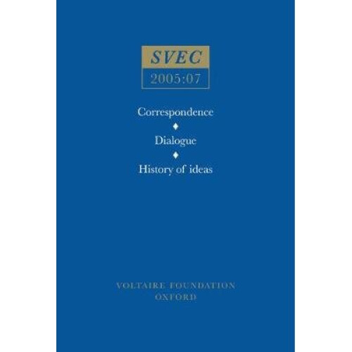 Correspondence; Dialogue; History of ideas