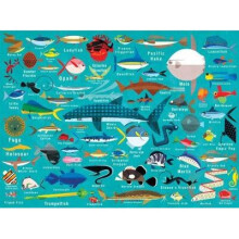 Ocean Life 1000 Piece Family Puzzle