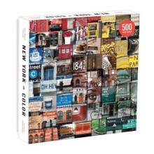 Galison Puzzle di New York City a Colori 500 Pezzi per Adulti e Famiglie