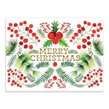 Berry Botanical Large Embellished Notecards