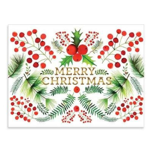 Berry Botanical Large Embellished Notecards
