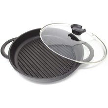 Jean-Patrique The Whatever Aluminium Griddle Pan | 10.6" Diameter, Induction Compatible, Non-Stick