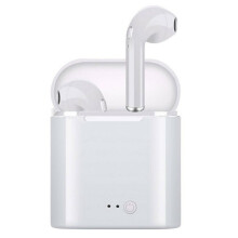 (White) Wireless Bluetooth Headsets 5.0 Headphones Earphone Earbuds In-Ear Stereo Phone