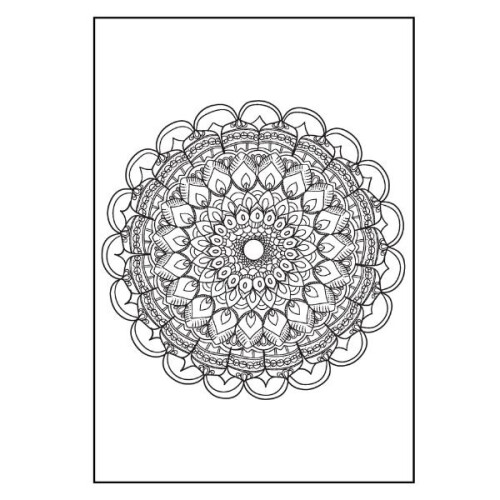 Mind Relaxation Colouring Book - Tranquil 1
