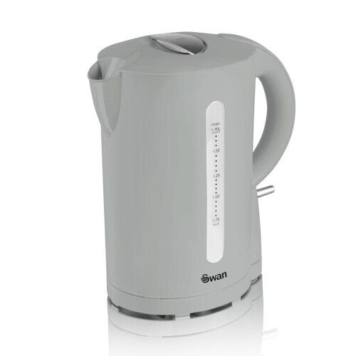 Swan Jug Kettle 1.7L Capacity Cordless 2200W Auto Cut Off Locking