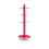 Swan Swan Retro Towel Pole and Mug Tree Set 6 Mug Capacity Non-Slip Bases Kitchen Storage Easy Clean - Red 2