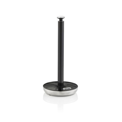 Swan Swan Retro Towel Pole and Mug Tree Set 6 Mug Capacity Non-Slip Bases Kitchen Storage Easy Clean - Black 2