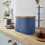Swan Swan Nordic Oval Bread Bin w/Bamboo Cutting Board Lid Scandi Carbon Steel Soft Touch - Blue 3