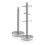 Swan Swan Retro Towel Pole and Mug Tree Set 6 Mug Capacity Non-Slip Bases Kitchen Storage Easy Clean - Grey 1