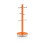 Swan Swan Retro Towel Pole and Mug Tree Set 6 Mug Capacity Non-Slip Bases Kitchen Storage Easy Clean - Orange 2