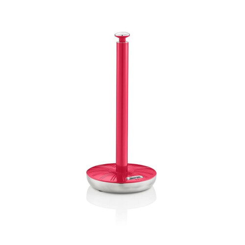 Swan Swan Retro Towel Pole and Mug Tree Set 6 Mug Capacity Non-Slip Bases Kitchen Storage Easy Clean - Red 2