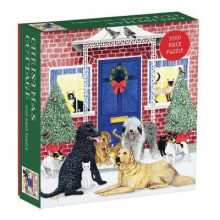 Puzzle mit 1000 Teilen: Weihnachts-Chalet