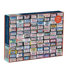 Puzzle 1000 pezzi: Targhe di immatricolazione di Nantucket