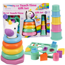 The Magic Toy Shop Learning Toy My 1st Sorting, Stacking Shapes Cups Rings Activity Toddler Toy