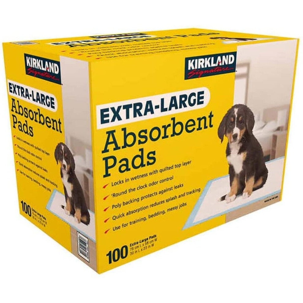 Kirkland Signature Extra-Large Absorbent Pads, 100 pack