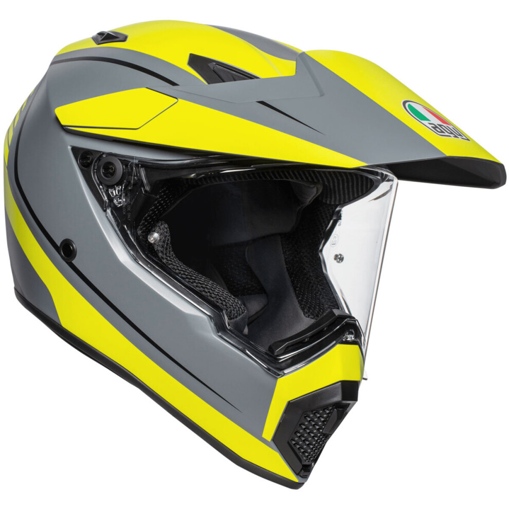 (S) Agv Ax9 Pacific Road Matt / Fluo Yellow / Black Grey 8051019029003