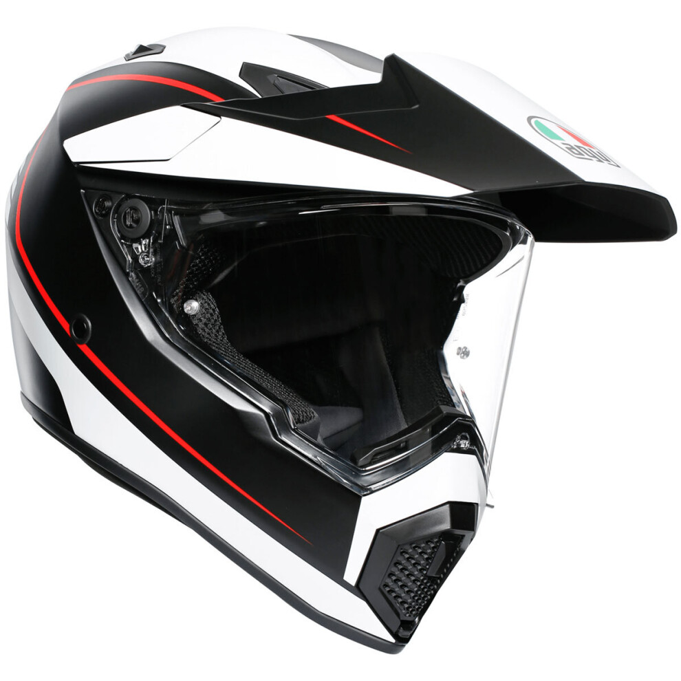 (Xs) Agv Ax9 Pacific Road Matt / White / Red Black 8051019028945