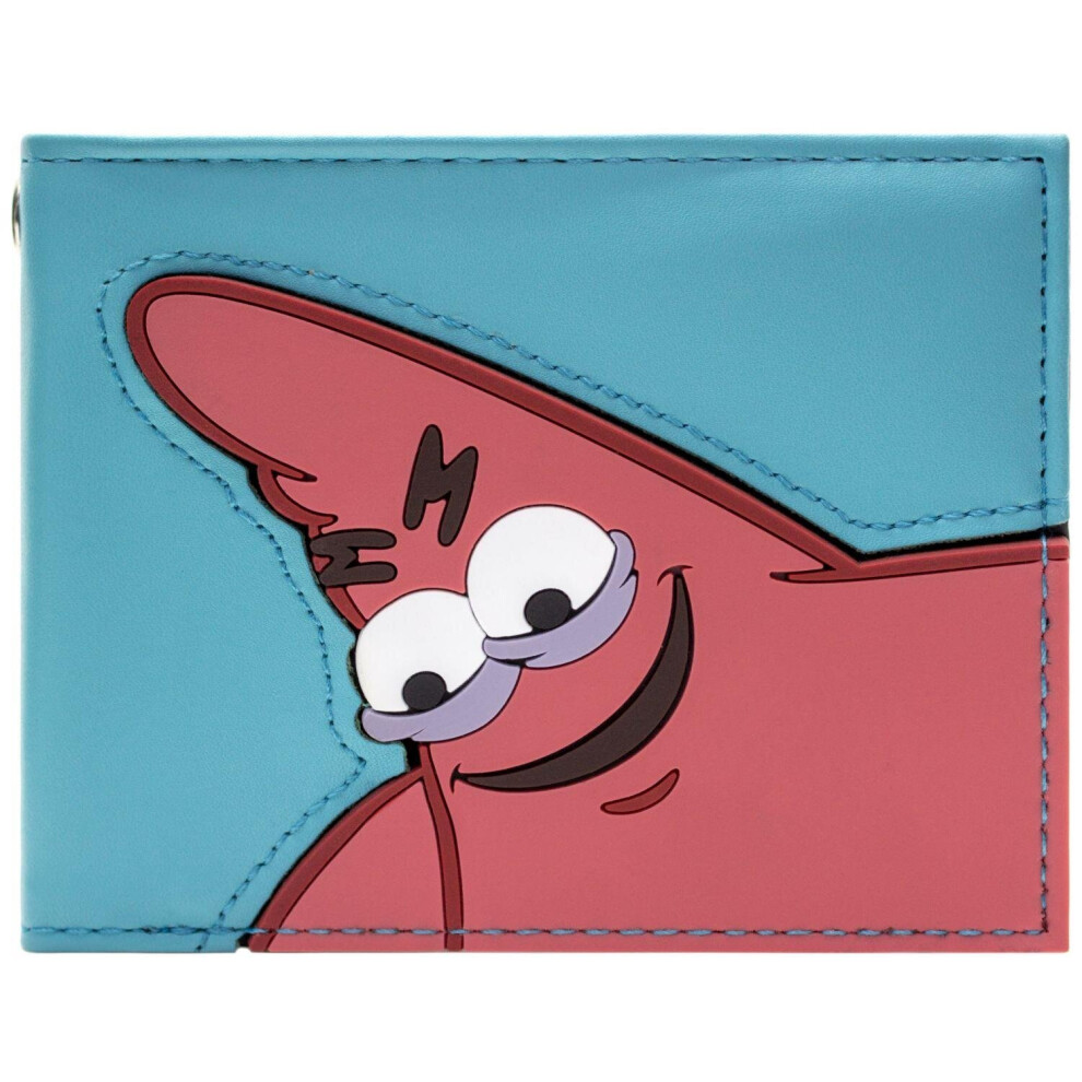 SpongeBob SquarePants Patrick Star Blue ID & Card Bi-Fold Wallet