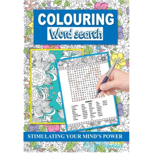 2 x Colouring Word Search Puzzle Books 2