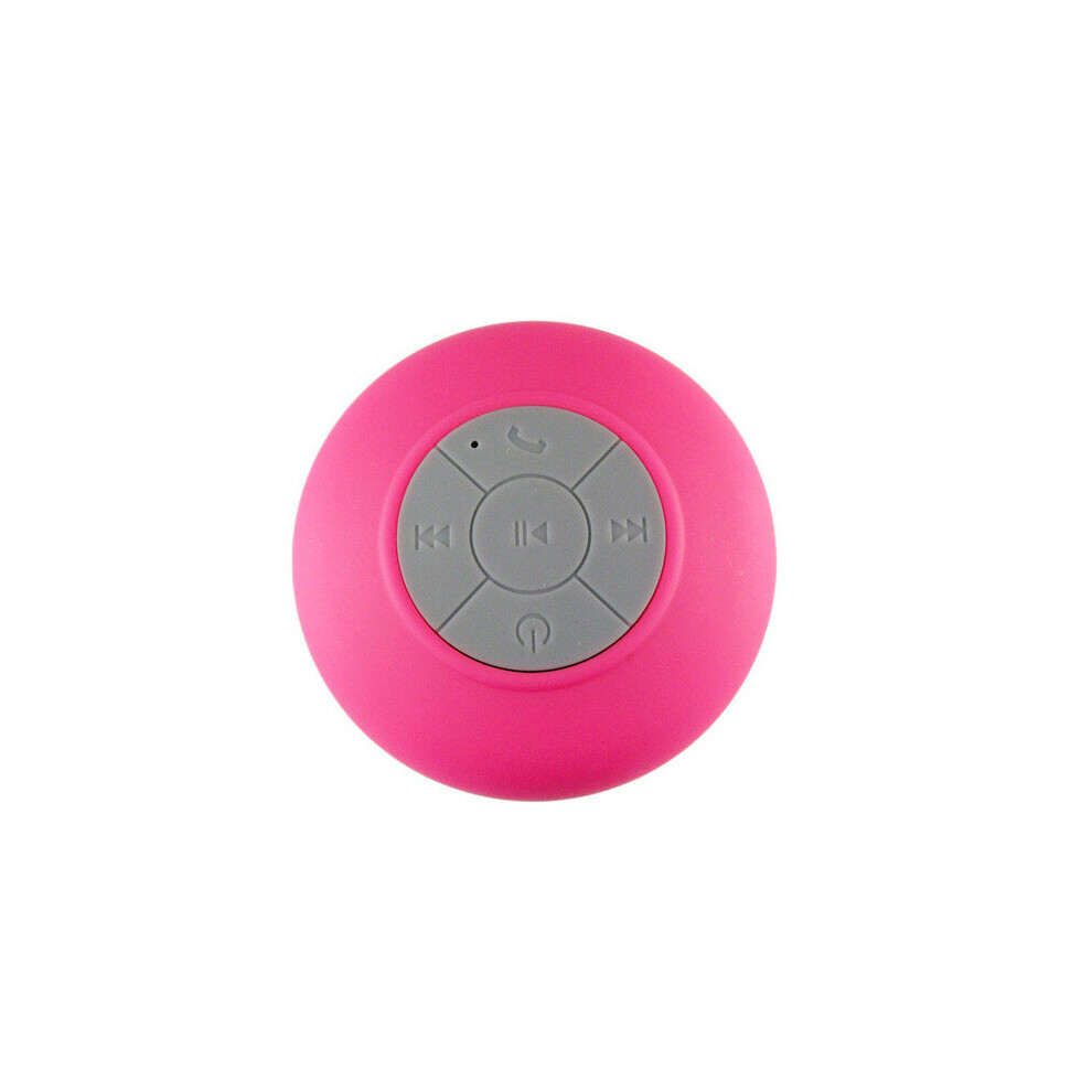 (Pink) Large Bluetooth Waterproof Shower Speaker-image-OPC-P6KRDVT-NEW
