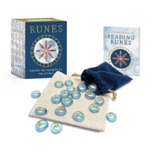Runes Deluxe Mini Kit - Contemporary Rune Set for Divination, Inspired by Practical Magic, Everyday Tarot Mini & Palm Reading