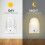 Automatic LED Night Light Wall Plug In Warm Dusk to Dawn Sensor Light 2