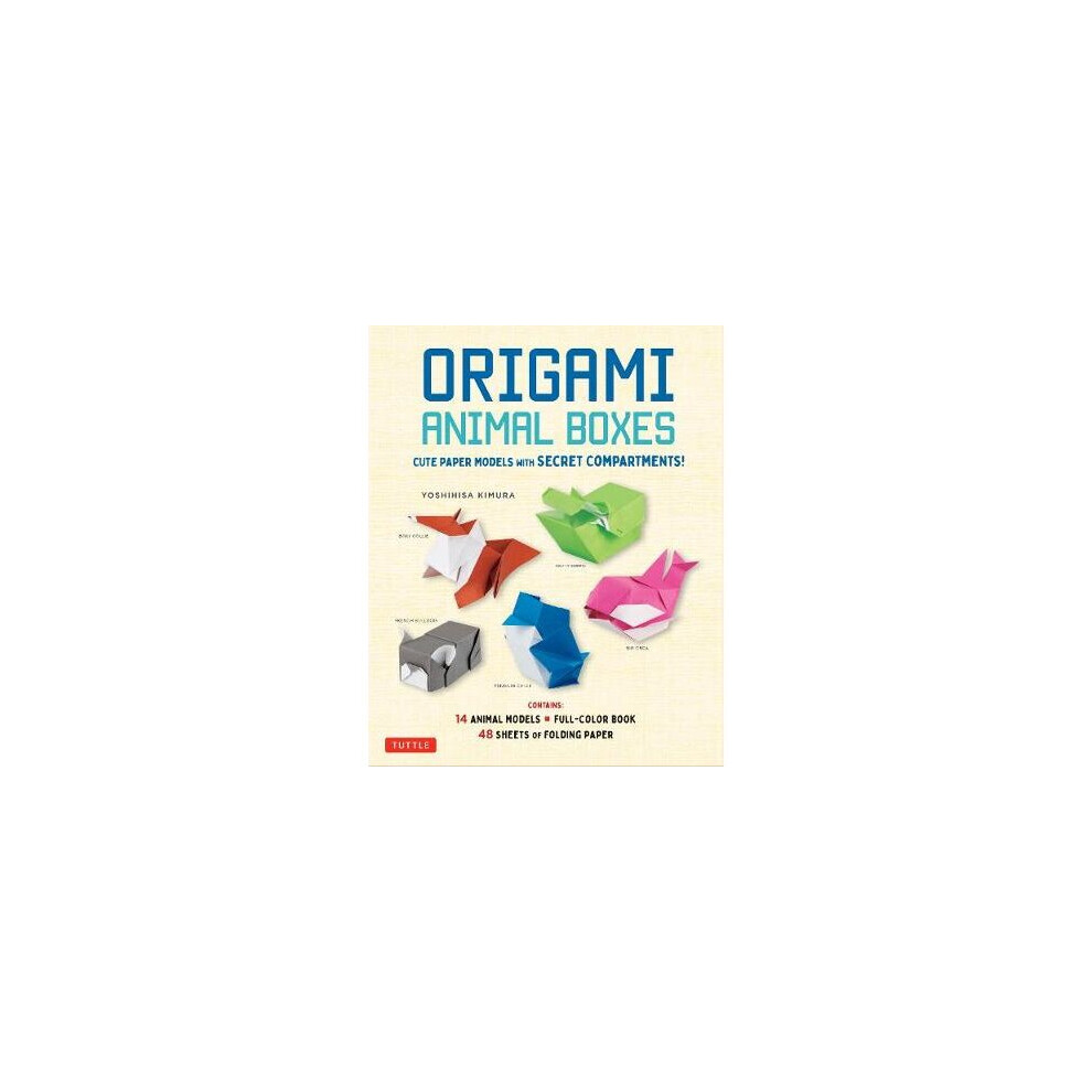 Origami Animal Boxes Kit: Cute Paper Models with Secret Compartments! (16 Animal Origami Models)