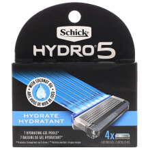 Schick, Hydro Sense, Hydrate, 4 Cartridges