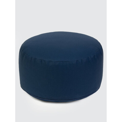 (Navy Blue) Yoga Studio Cylinder Meditation Cushion - Large 1
