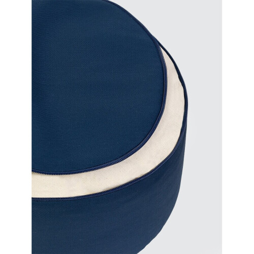 (Navy Blue) Yoga Studio Cylinder Meditation Cushion - Large 2