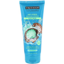 Freeman Beauty, Anti-Stress Clay Mask, Dead Sea Minerals