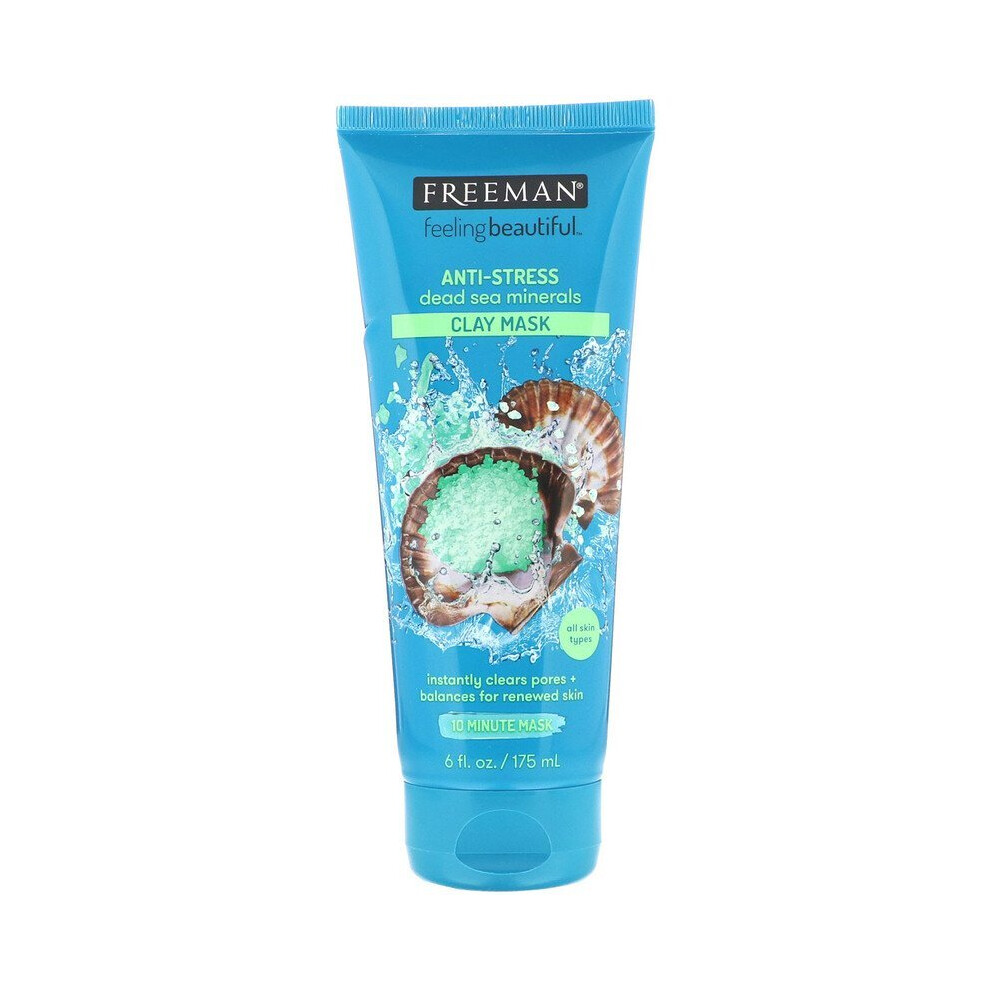 Freeman Beauty, Anti-Stress Clay Mask, Dead Sea Minerals