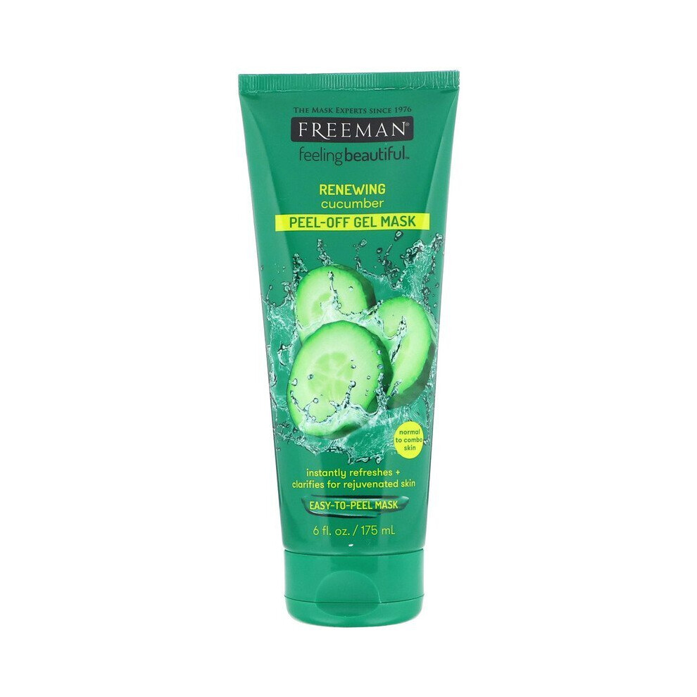 Freeman Renewing Peel-Off Gel Mask, Cucumber, All Skin Types, 6 fl oz (175 ml)