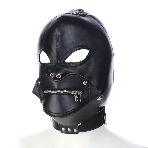 BDSM MASK - 'HALLOWEEN' STYLED FETISH HOOD 1